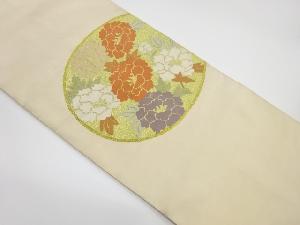 リサイクル　綴れ牡丹模様織出し名古屋帯